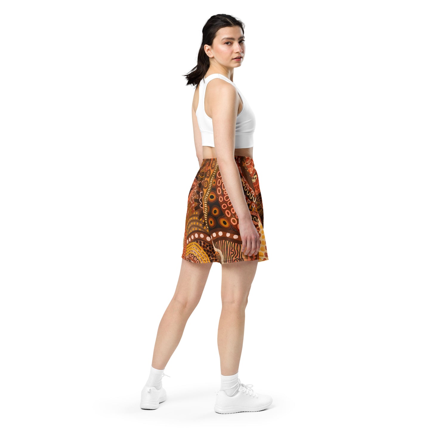 Aboriginal Art | The Climb | Unisex Mesh Shorts