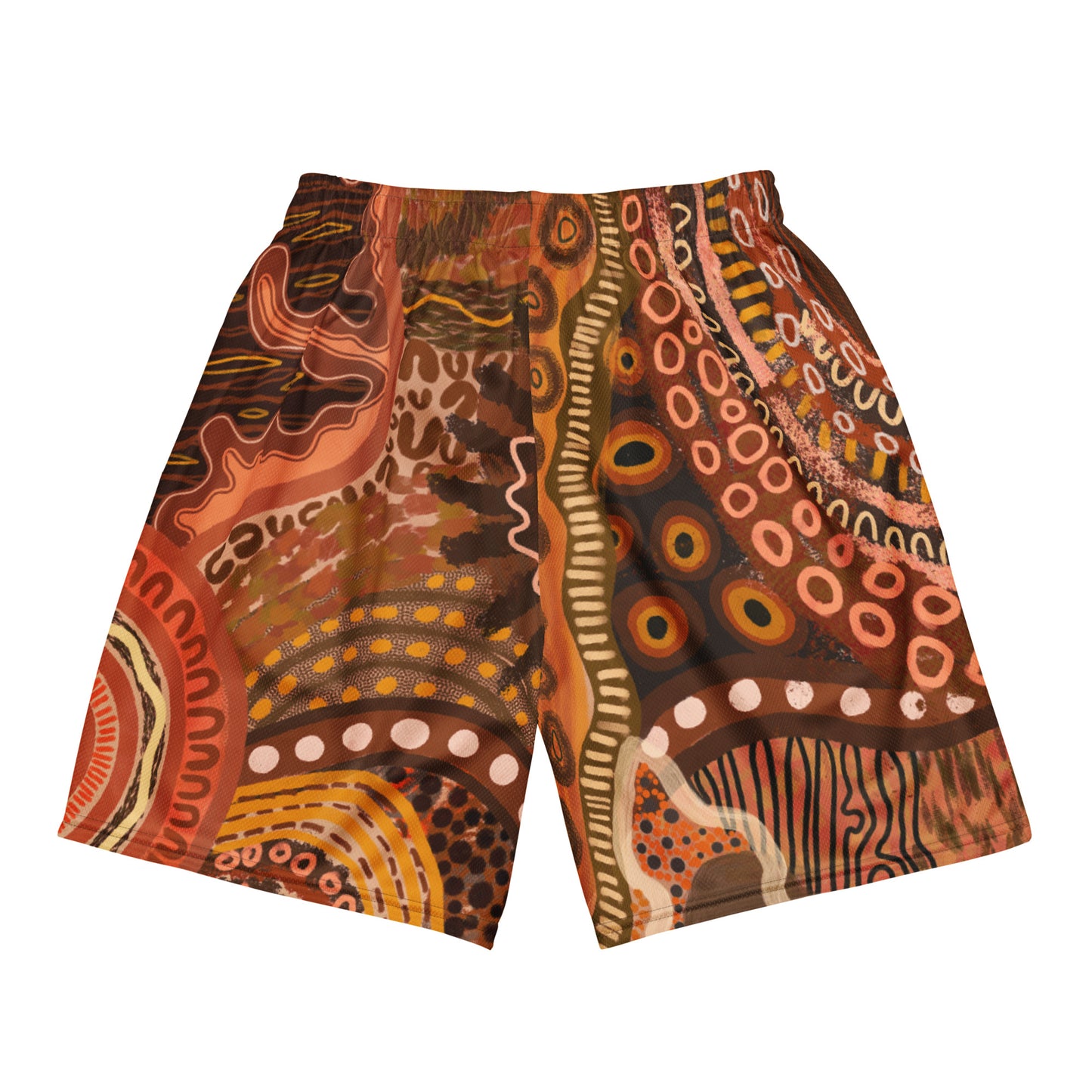Aboriginal Art | The Climb | Unisex Mesh Shorts