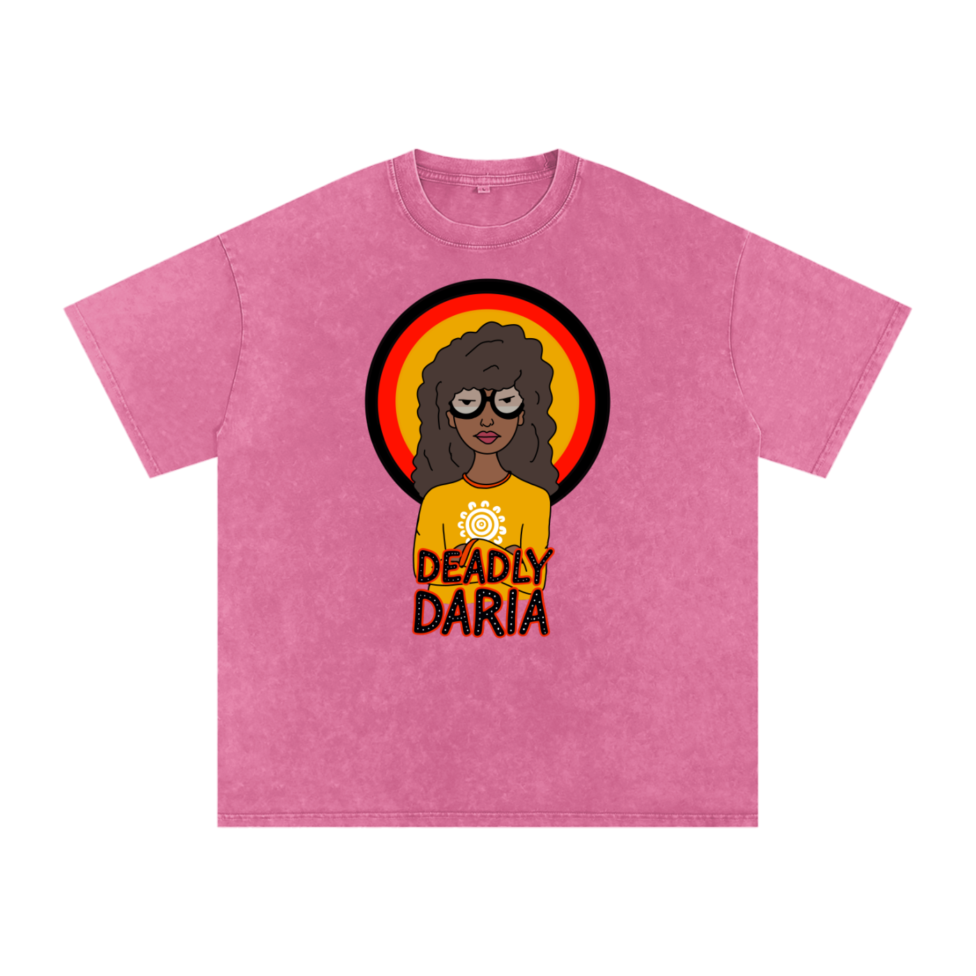 Aboriginal Art | Deadly Daria (2nd Release) | Streetwear Unisex 100% Cotton Loose Basic Tee