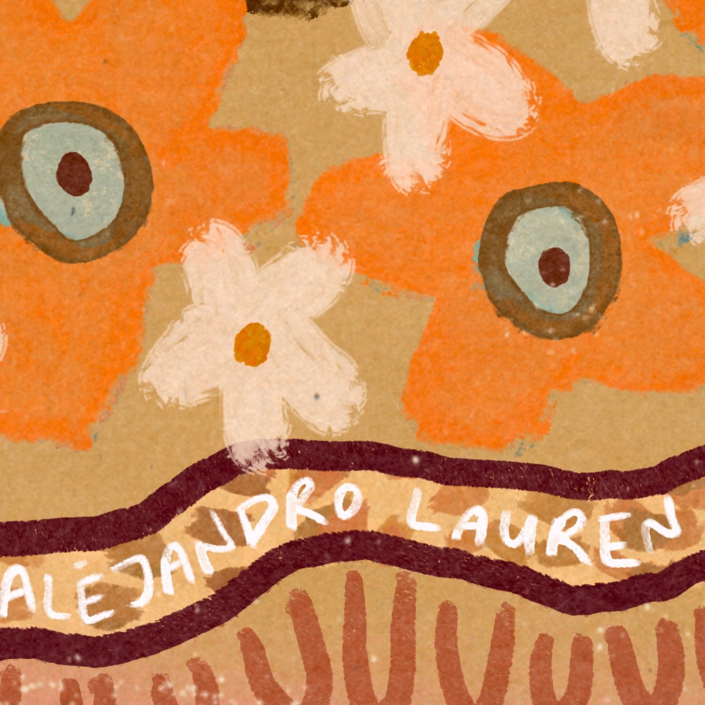 Aboriginal Art | Bush Walking | Art Print