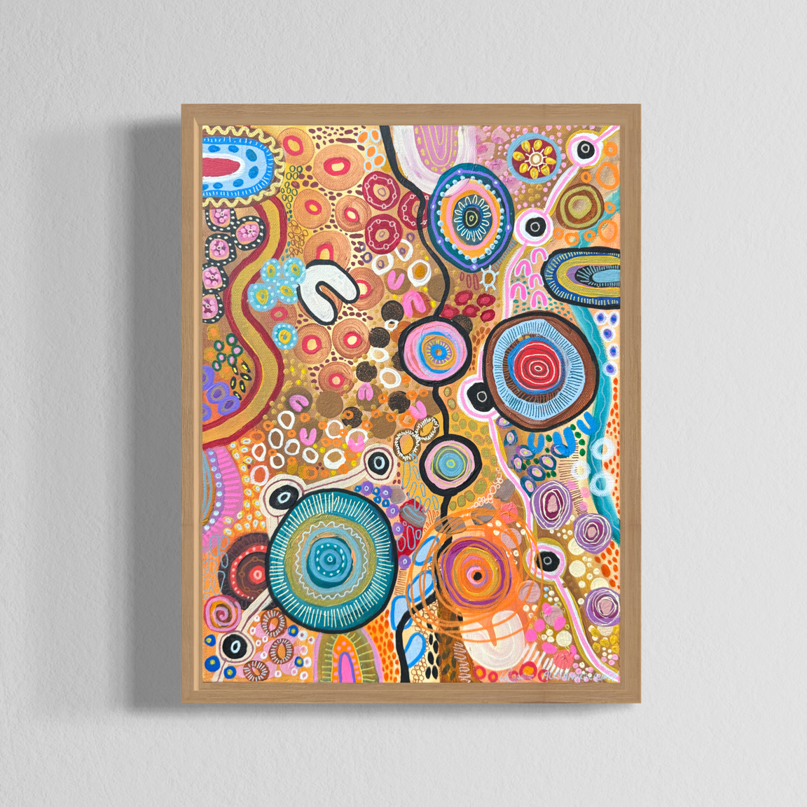 Aboriginal Art | Yanhagagi | Original painting - 30 x 40 cm