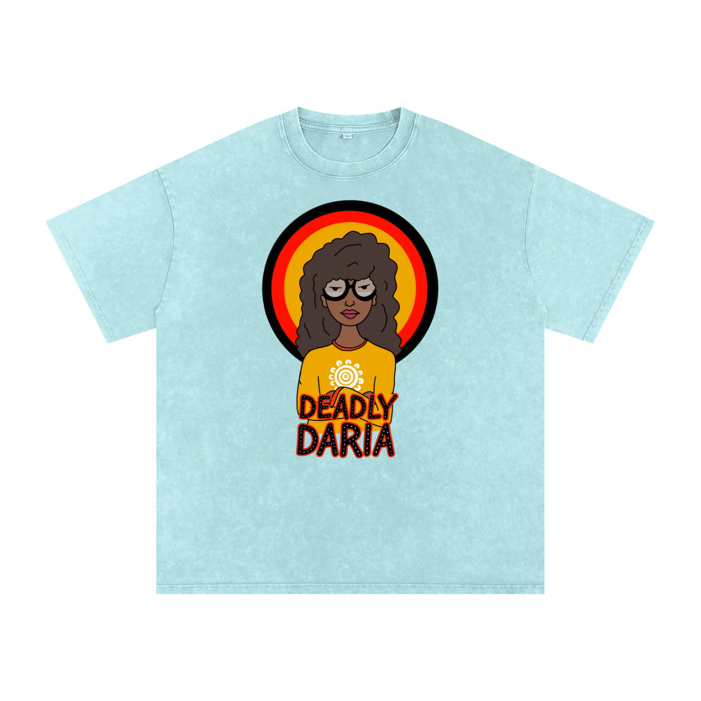 Aboriginal Art | Deadly Daria (2nd Release) | Streetwear Unisex 100% Cotton Loose Basic Tee