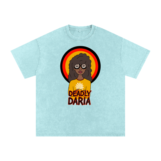 Aboriginal Art | Deadly Daria (2nd Release) | Streetwear Unisex 100% Cotton Loose Basic Tee