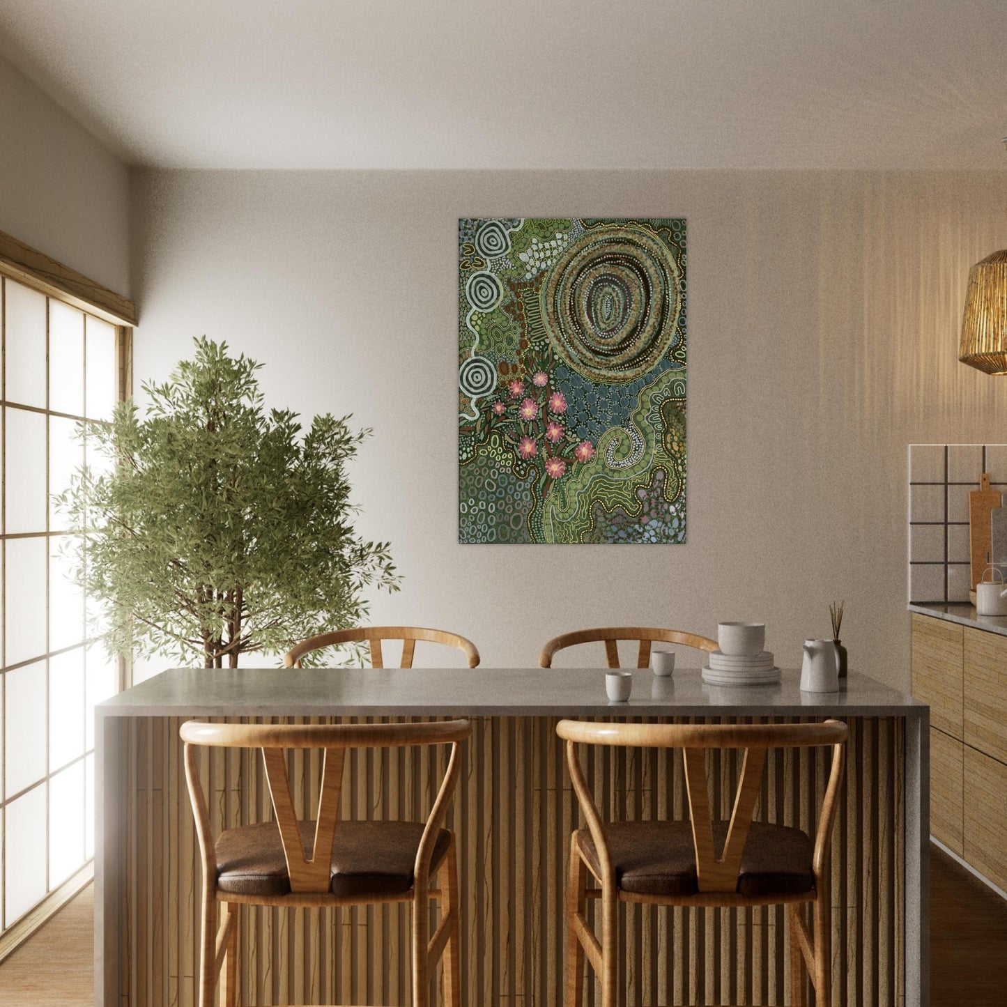 Aboriginal Art | Gumtrees | Print to Canvas