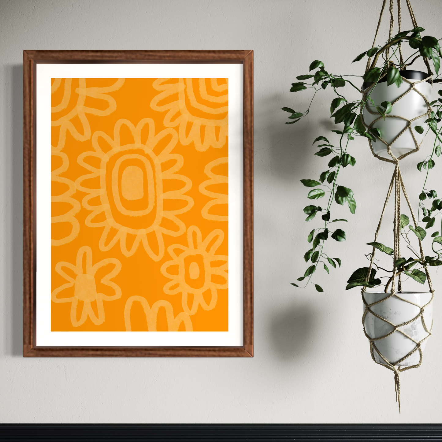 Aboriginal Art | Flower Power | Art Print