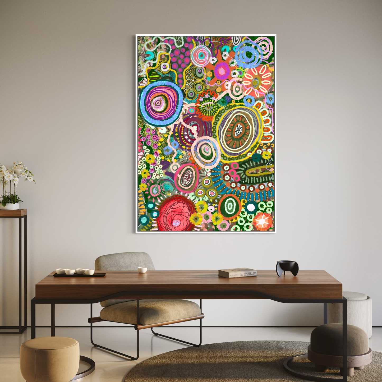 Gabar Gabar Yirrayirra Birramal Dhaagun (Greenbush Land) | Aboriginal Art | Limited Premimum Framed Canvas Prints (Copy)
