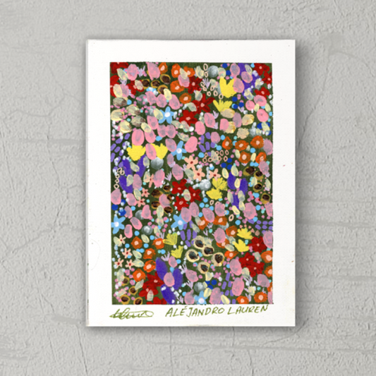 Aboriginal Art | Legacy Blossoms - 13 x 18cm | Original Painting