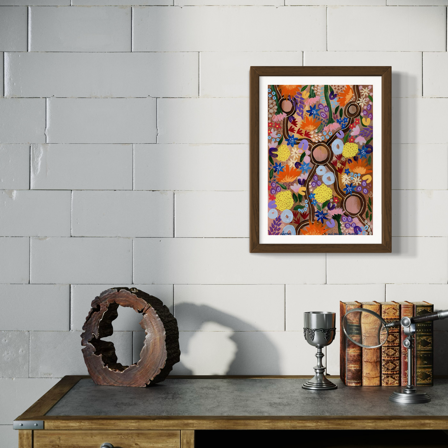 Aboriginal Art | Outback Jewels Version one | Limited Release