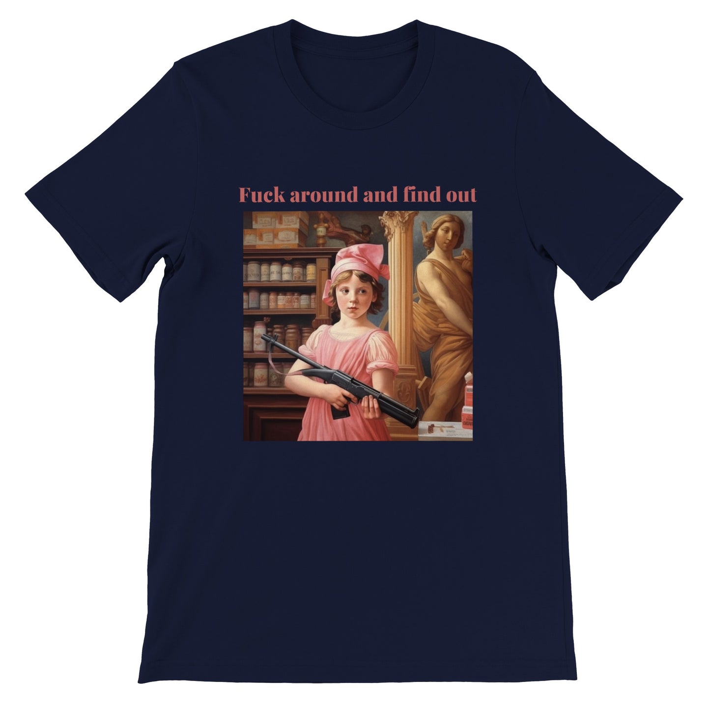 Pop Culture | FAAFO | Premium Unisex Crewneck T-shirt