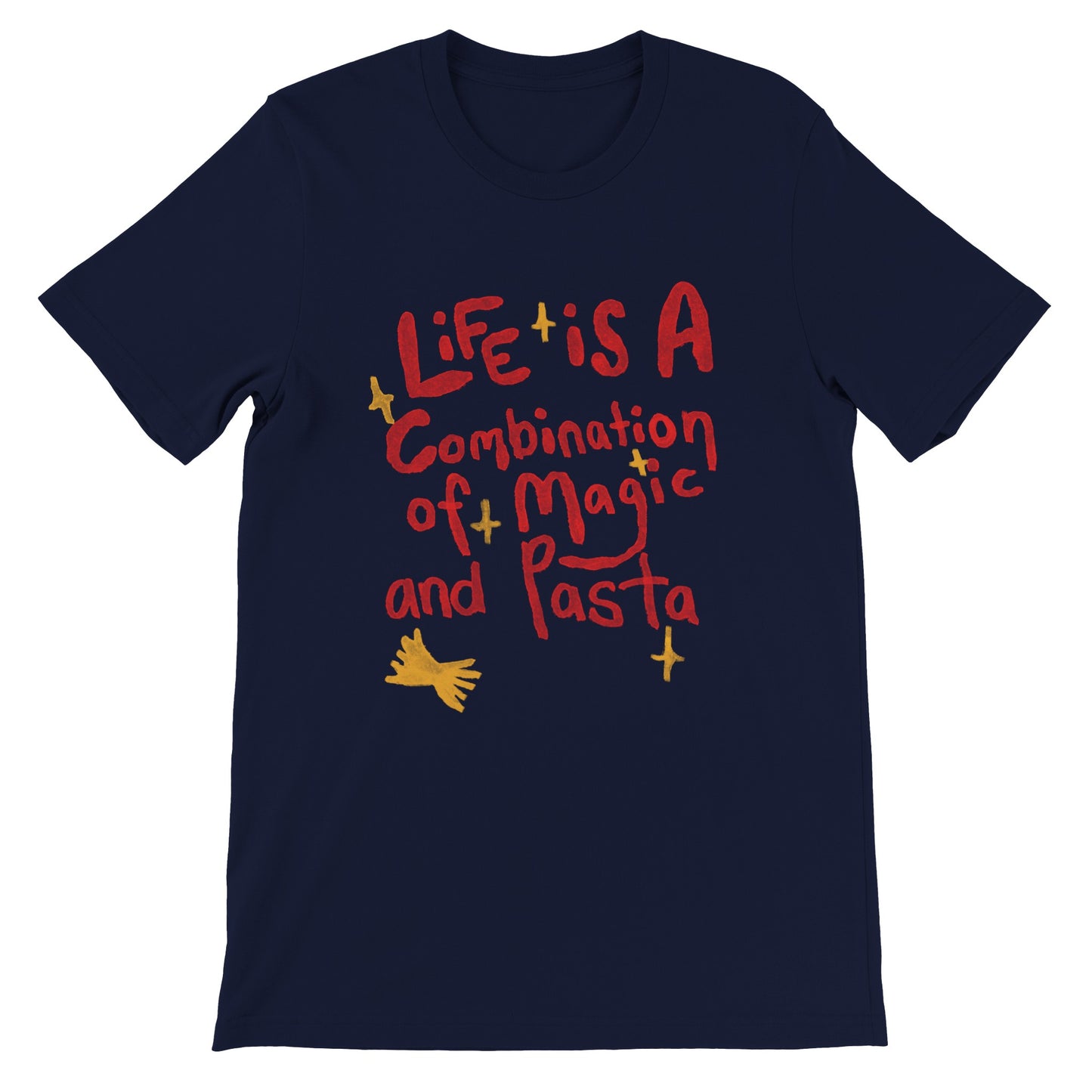 Pop Culture | Magic and Pasta | Premium Unisex Crewneck T-shirt