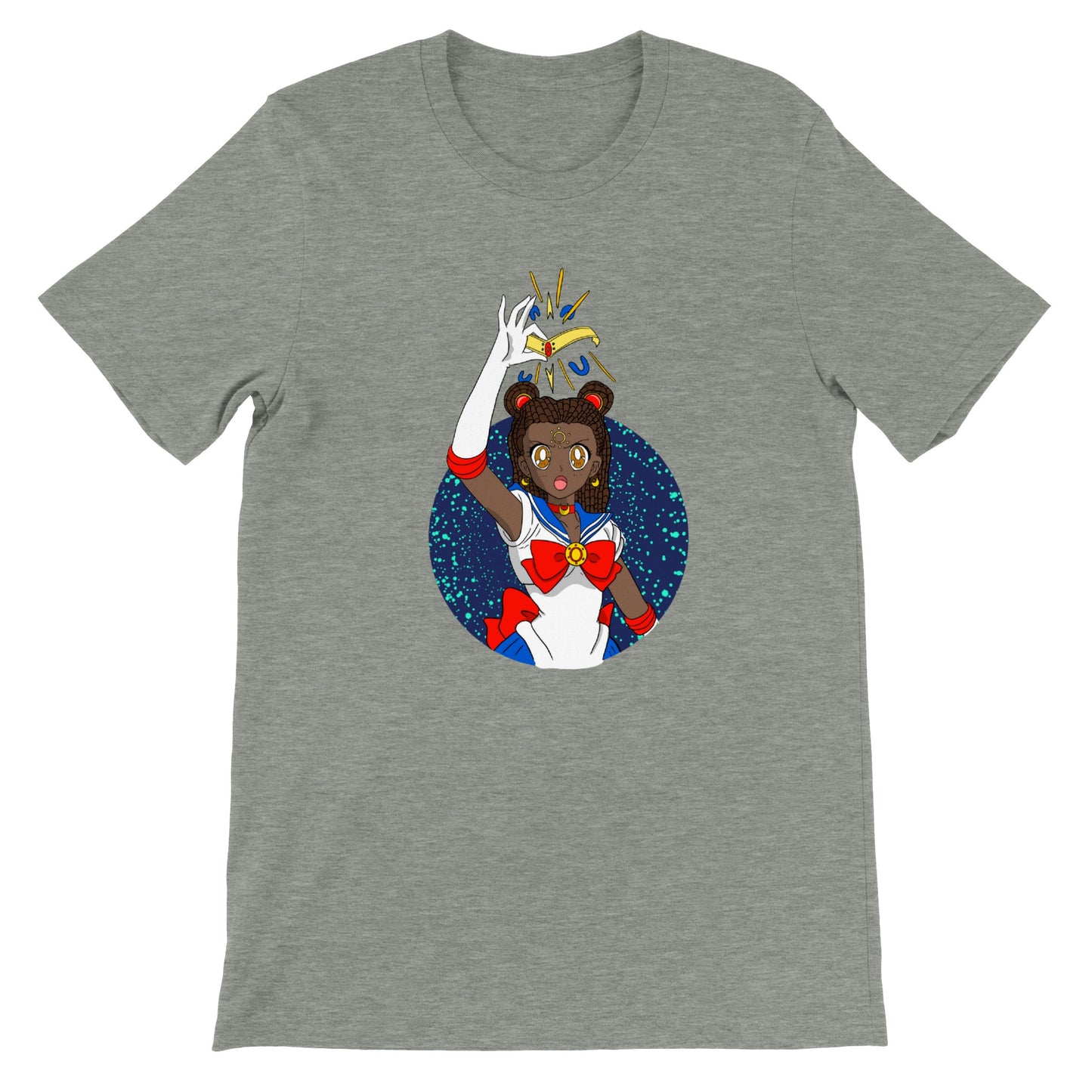 Pop Culture | Black Sailor Moon | Premium Unisex Crewneck T-shirt