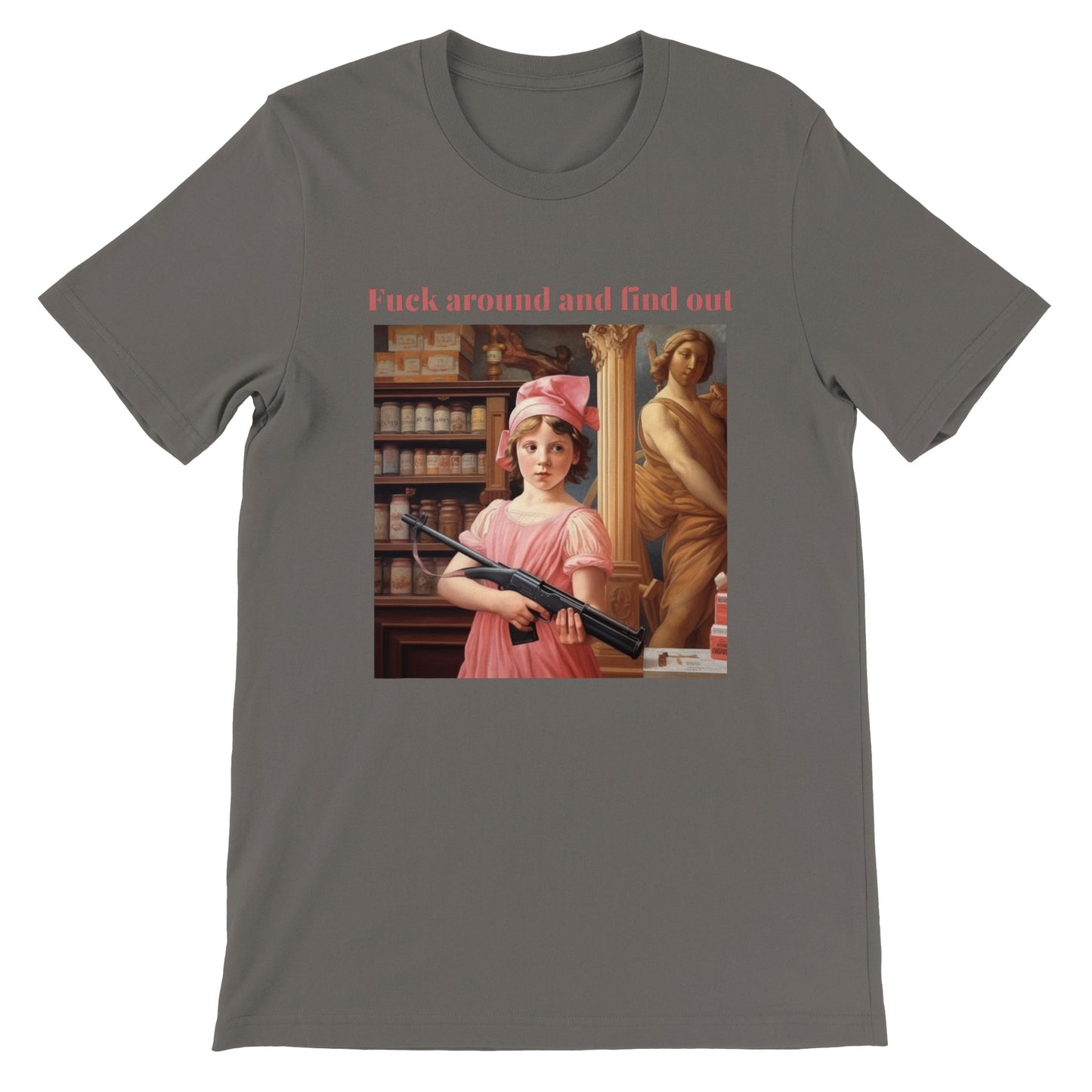 Pop Culture | FAAFO | Premium Unisex Crewneck T-shirt