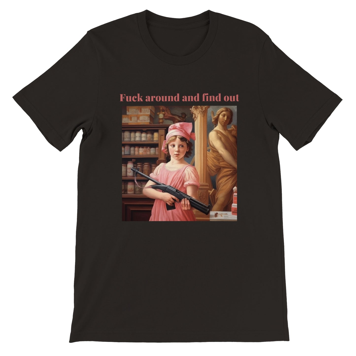 Pop Culture | FAAFO | Premium Unisex Crewneck T-shirt