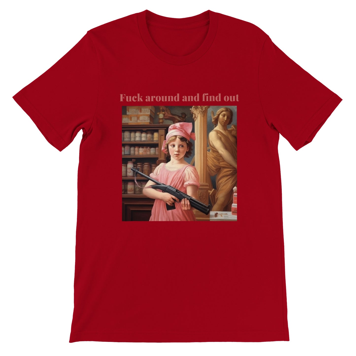 Pop Culture | FAAFO | Premium Unisex Crewneck T-shirt