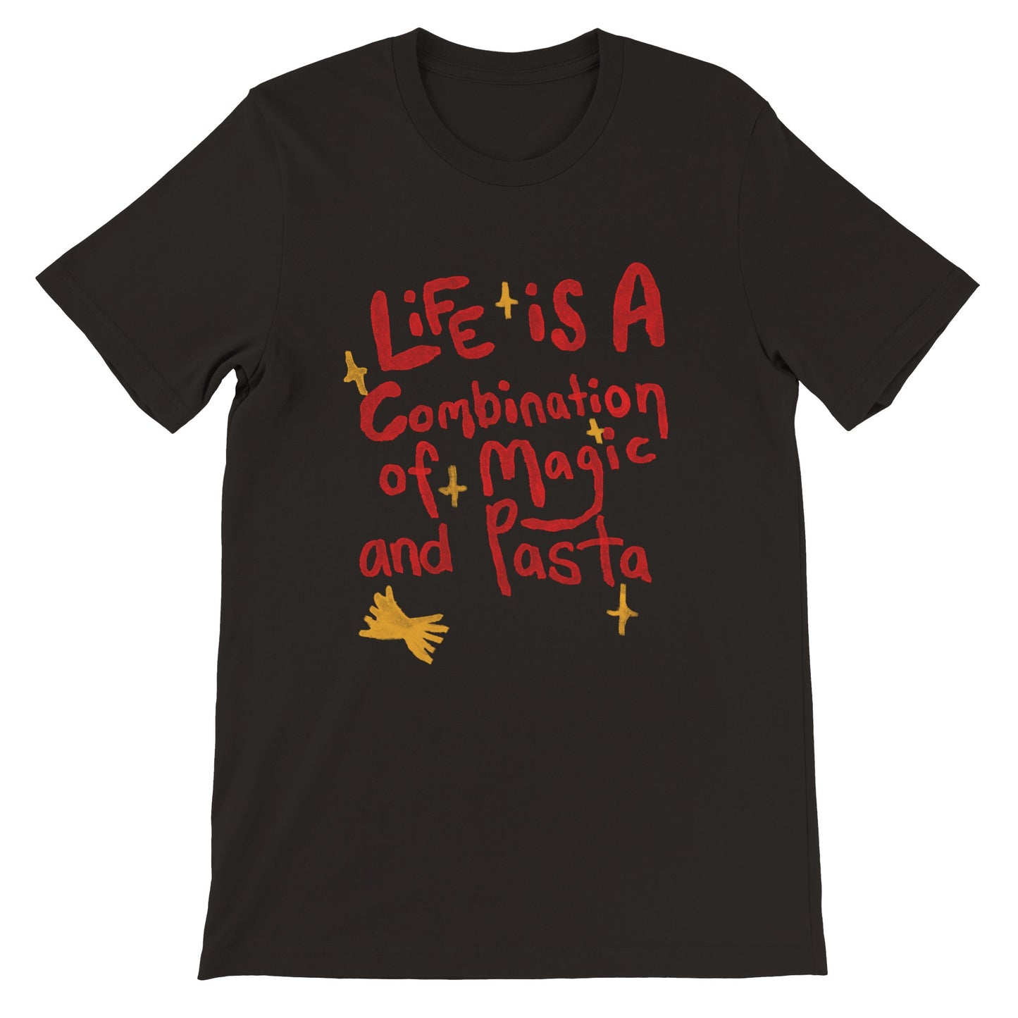 Pop Culture | Magic and Pasta | Premium Unisex Crewneck T-shirt