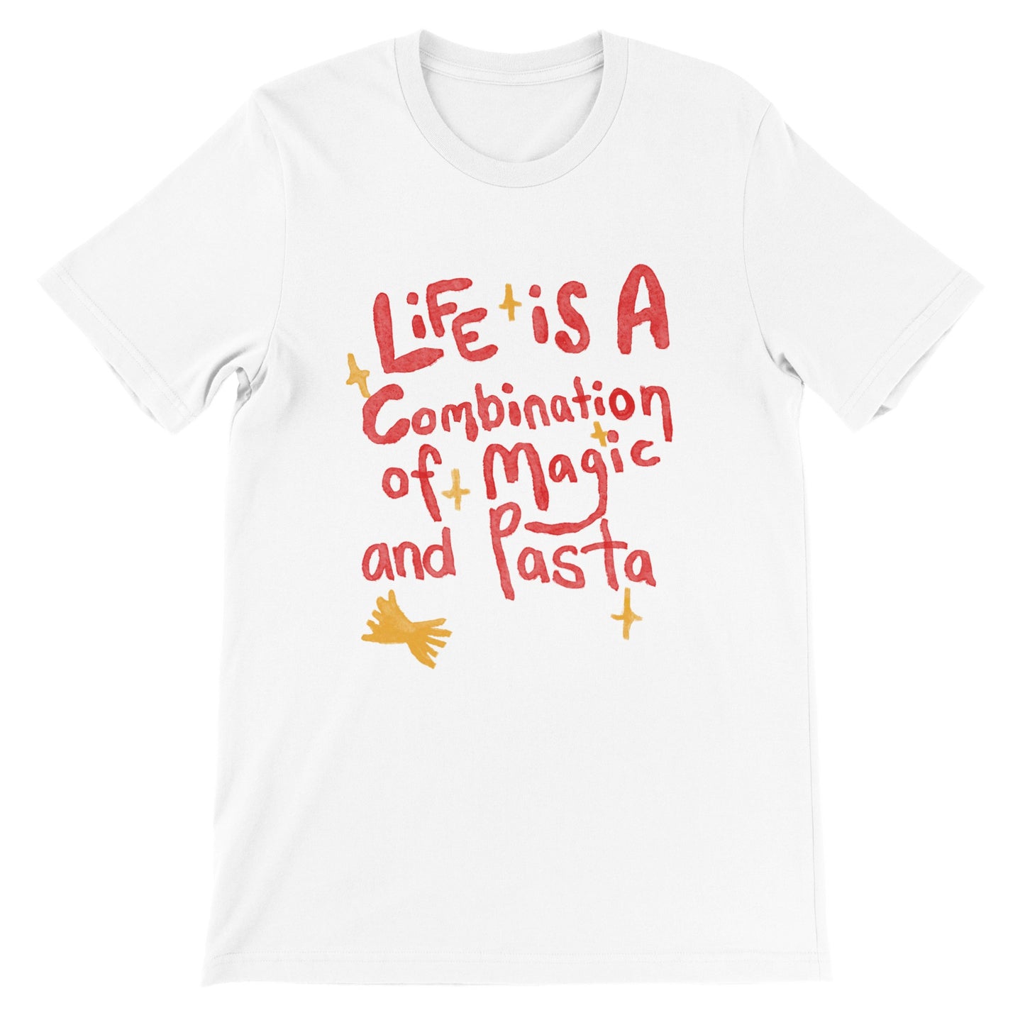Pop Culture | Magic and Pasta | Premium Unisex Crewneck T-shirt
