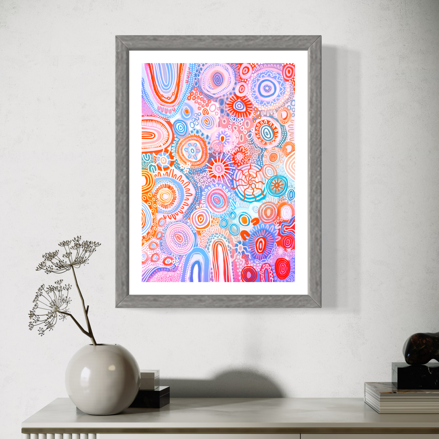 Aboriginal Art | meeting places | Art Print