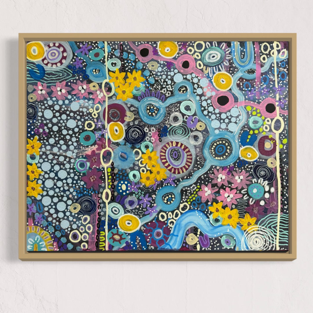 Aborignal Artwork | Soulful Reunion | Original painting