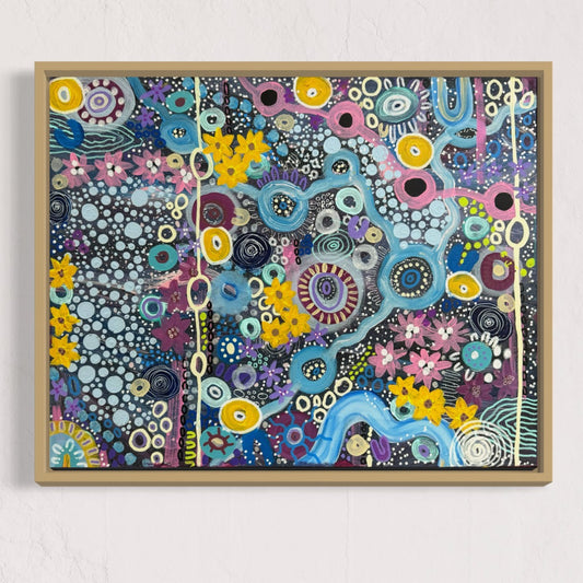 Aborignal Artwork | Soulful Reunion | Original painting