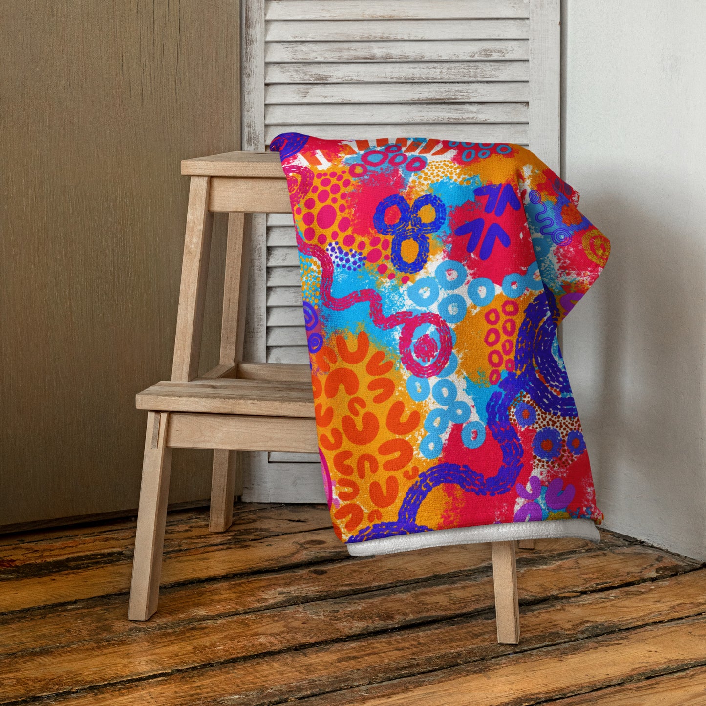 Aboriginal Art | Aboriginal Technicolour | Towel