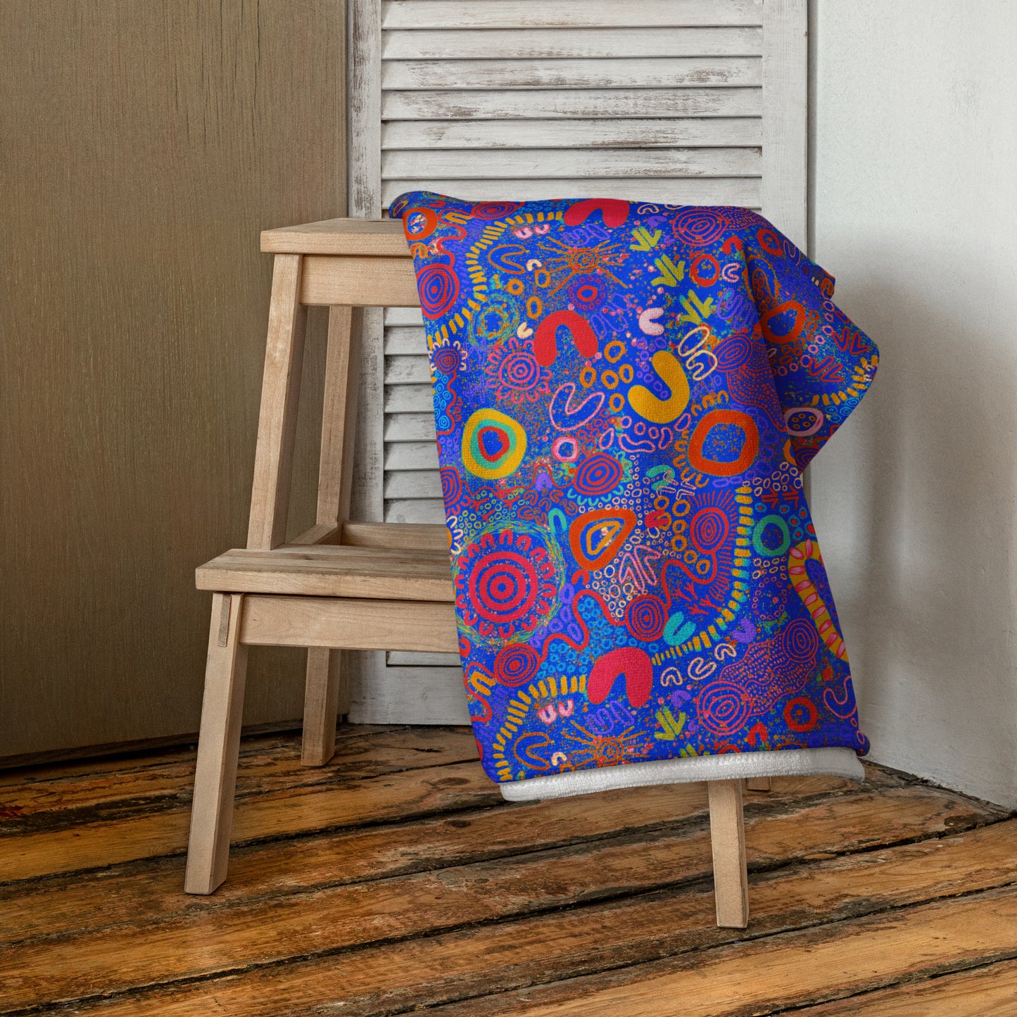 Aboriginal Art | Underwater City | Towel