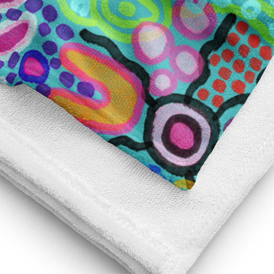 Aboriginal Art | Technicolour Dreaming | Towel
