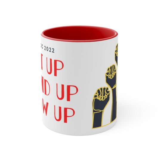 Aboriginal Art | NAIDOC 2022 Get Up, Stand Up, Show Up | Ceramic 11oz Mug
