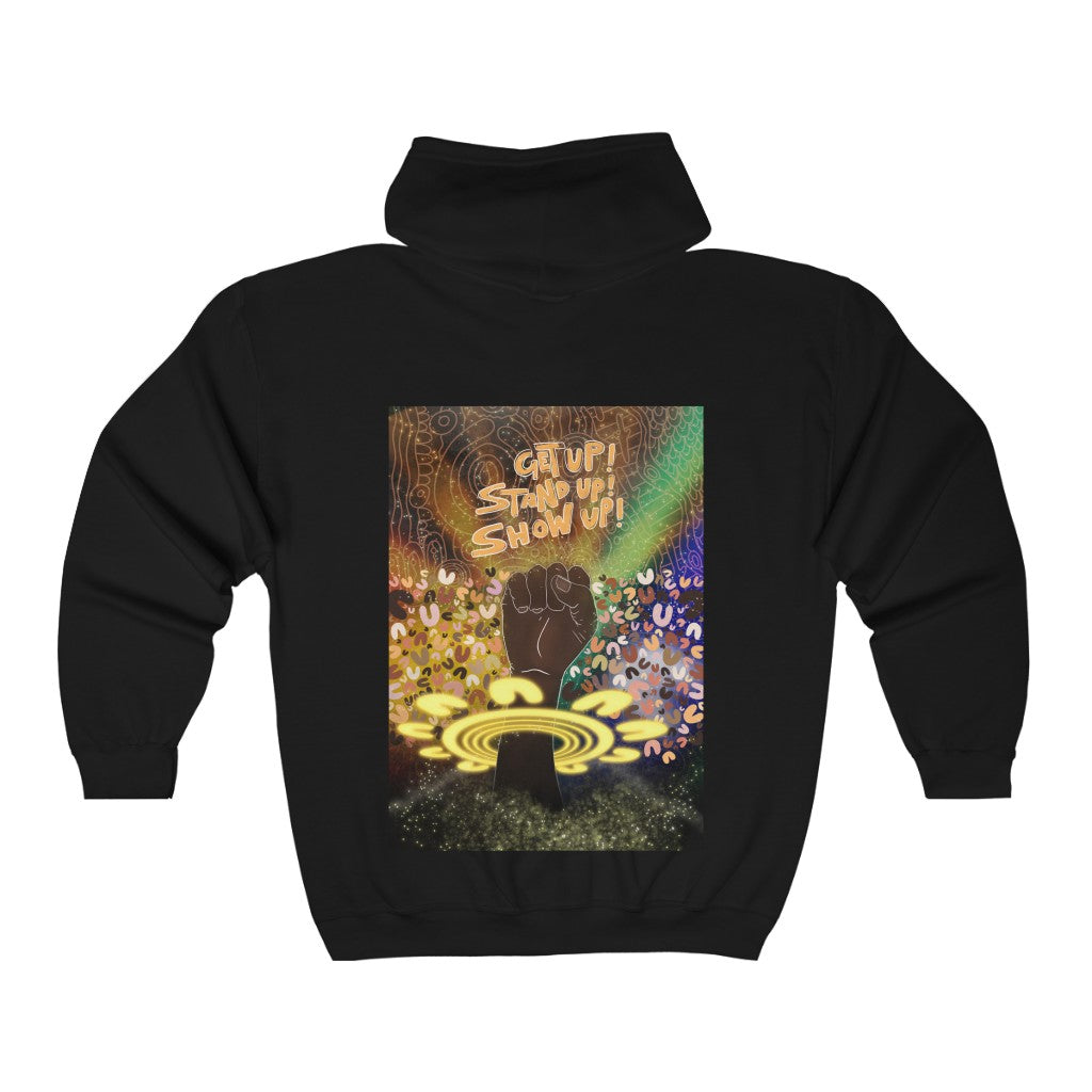 Aboriginal Art | NAIDOC 2022 | Unisex Heavy Blend™ Full Zip Hooded Sweatshirt