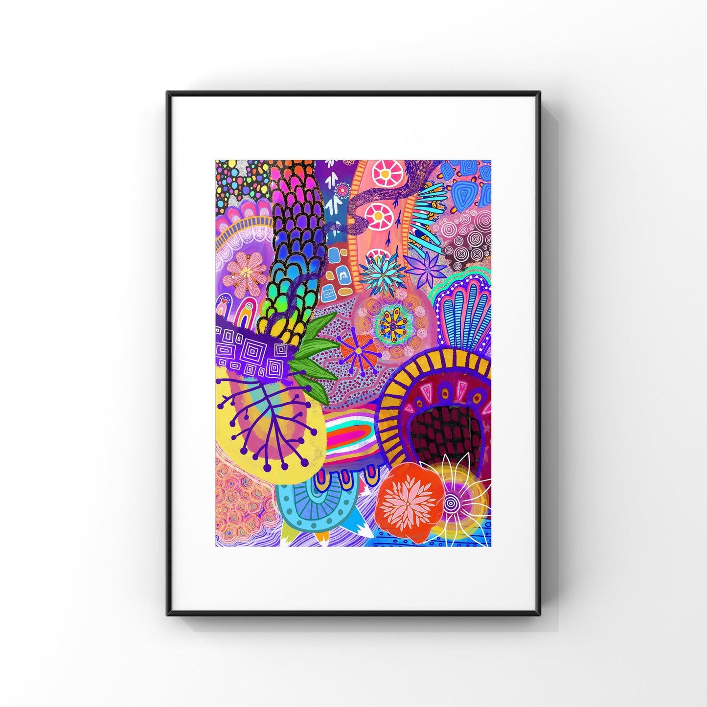 Aboriginal Art | Rainbow Serpent | Art Print