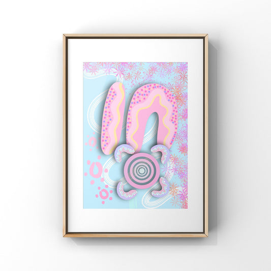 Aboriginal Art | Little Woman | Art Print