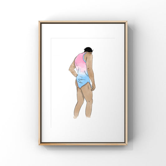 Inclusive Art | Trans all the Way | Art Print