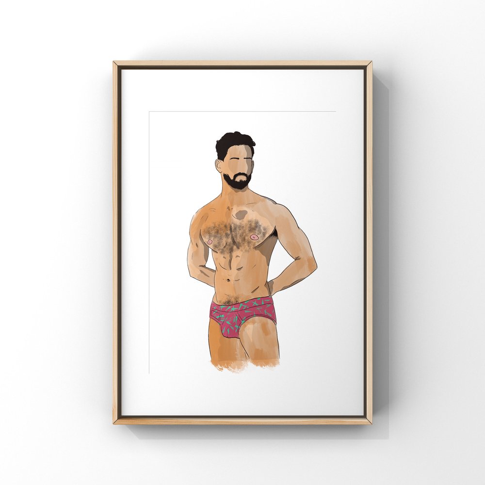 LGBTQIA+ Art | Andre | Art Print