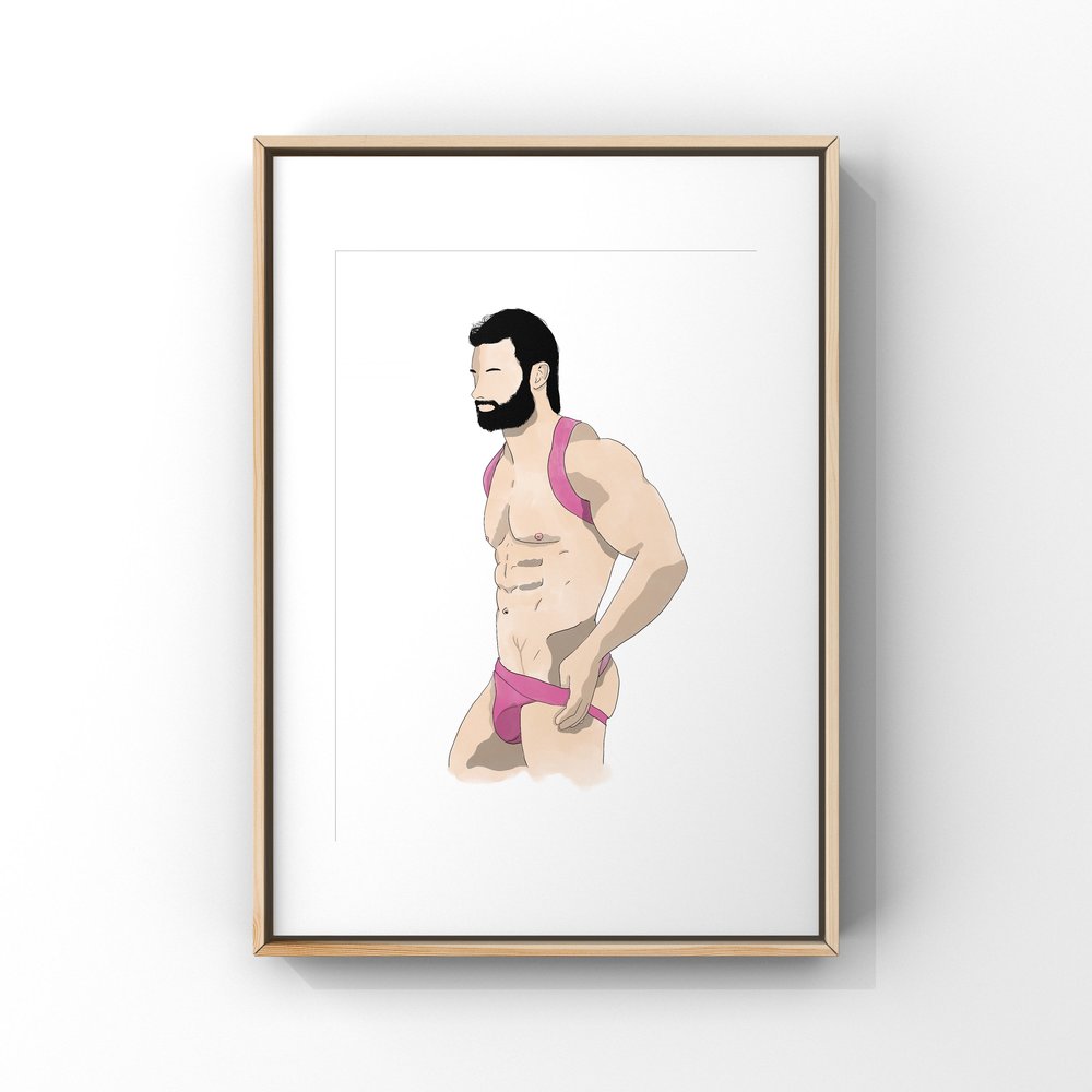 LGBTQIA+ Art | Scotty | Art Print