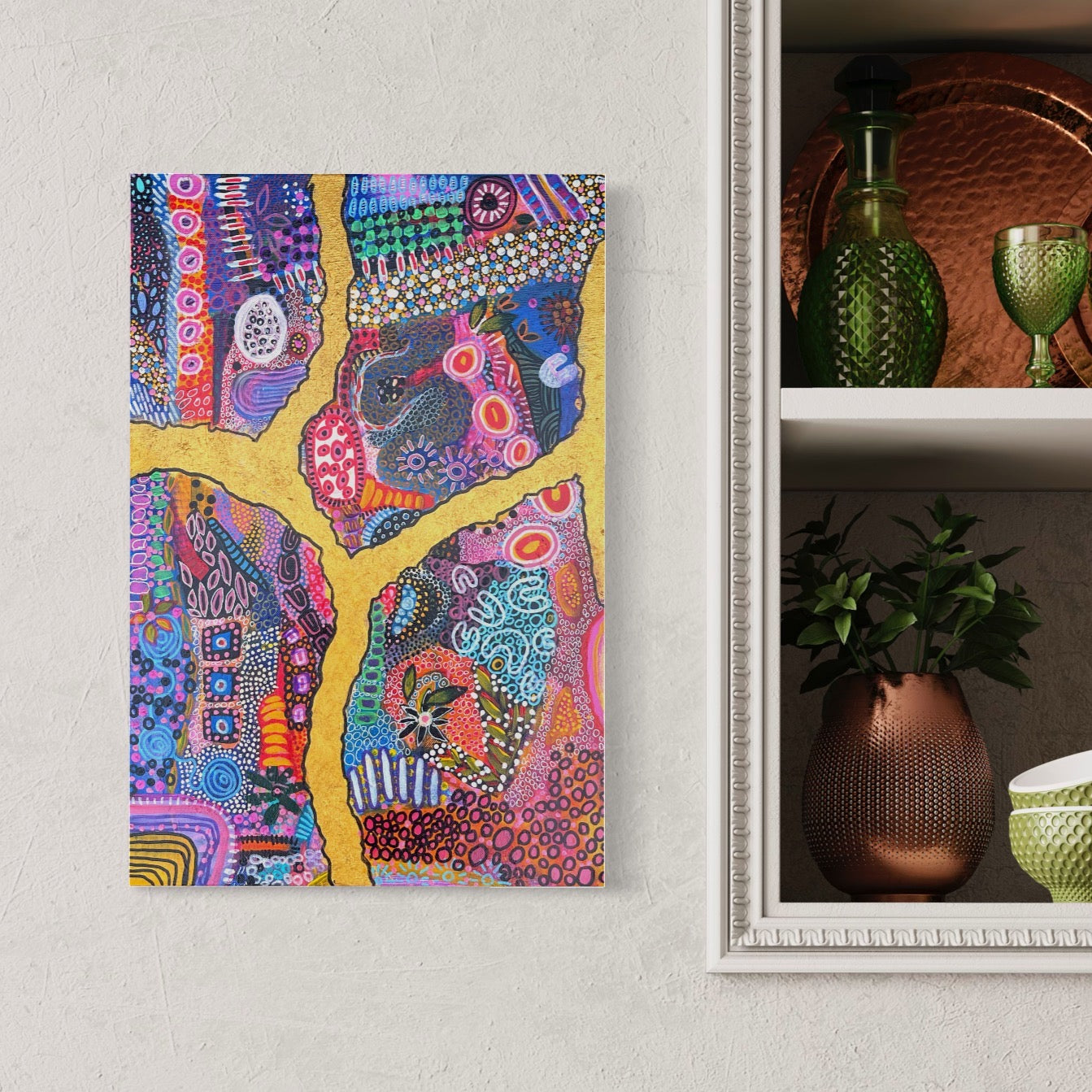 Aboriginal Art | Masculine Spirit | One-of-a-Kind Original Painting