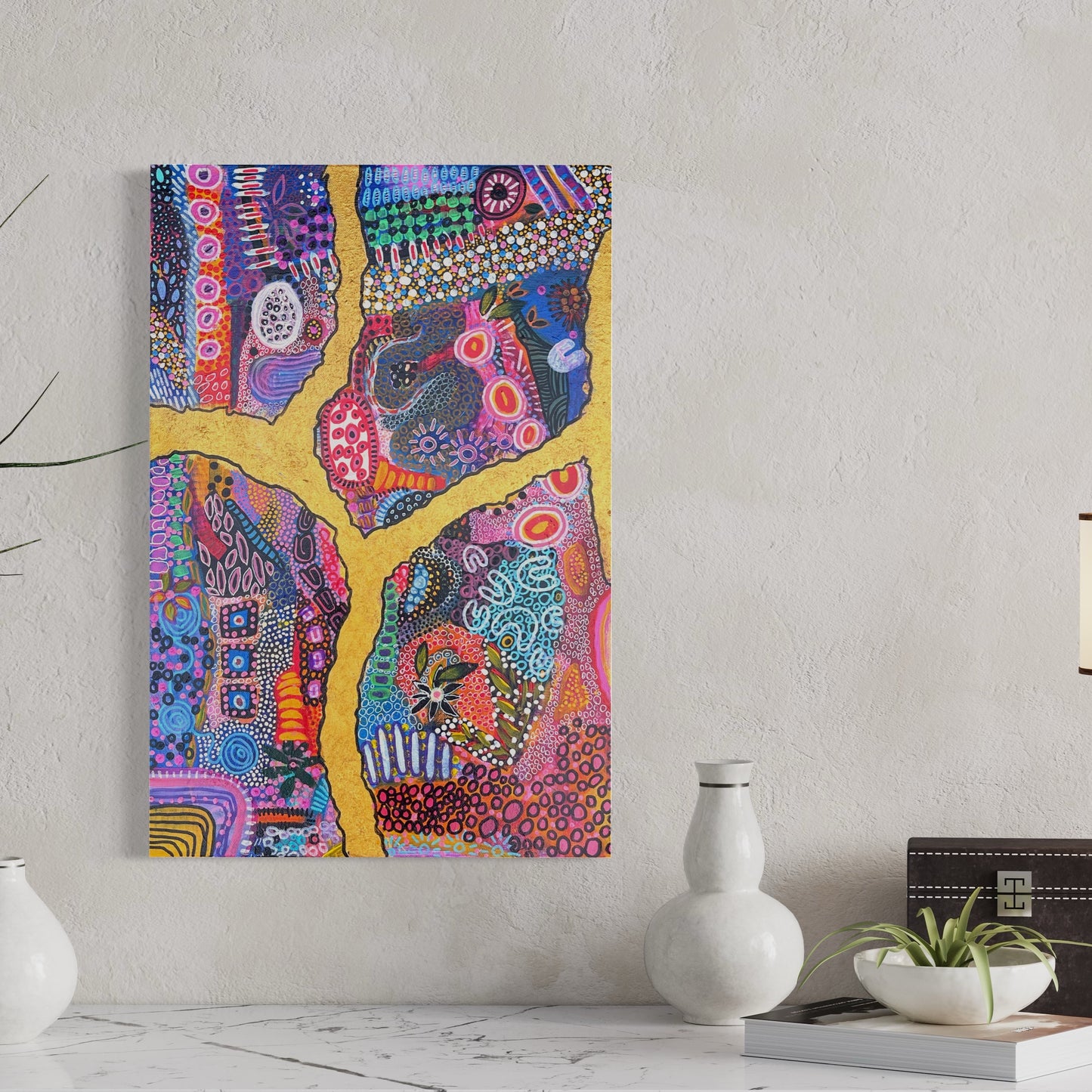 Aboriginal Art | Masculine Spirit | One-of-a-Kind Original Painting