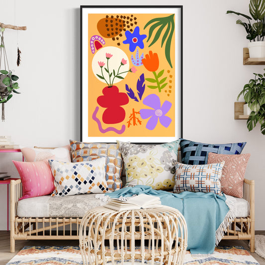 Flower Art | Floral Aesthetic Poster | Art Print