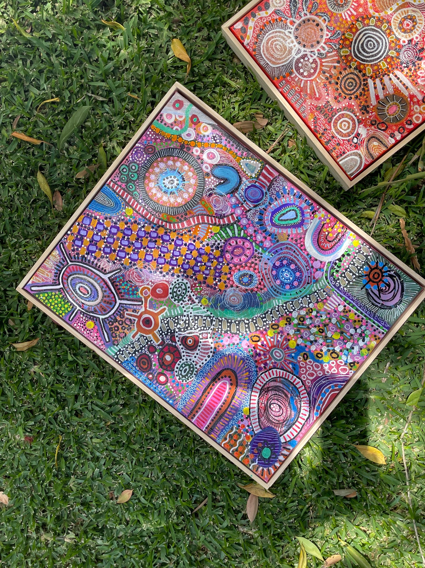 Aboriginal Art | Sun Kissed | One-of-a-Kind Original Painting