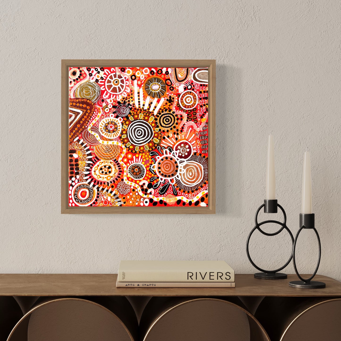 Aboriginal Art | Sun Kissed | One-of-a-Kind Original Painting