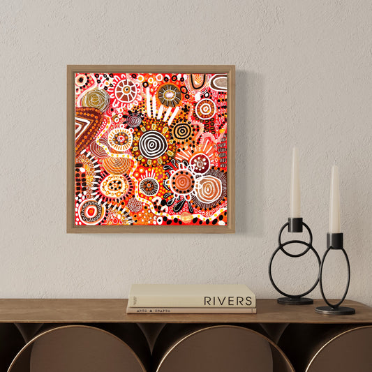 Aboriginal Art | Sun Kissed | One-of-a-Kind Original Painting
