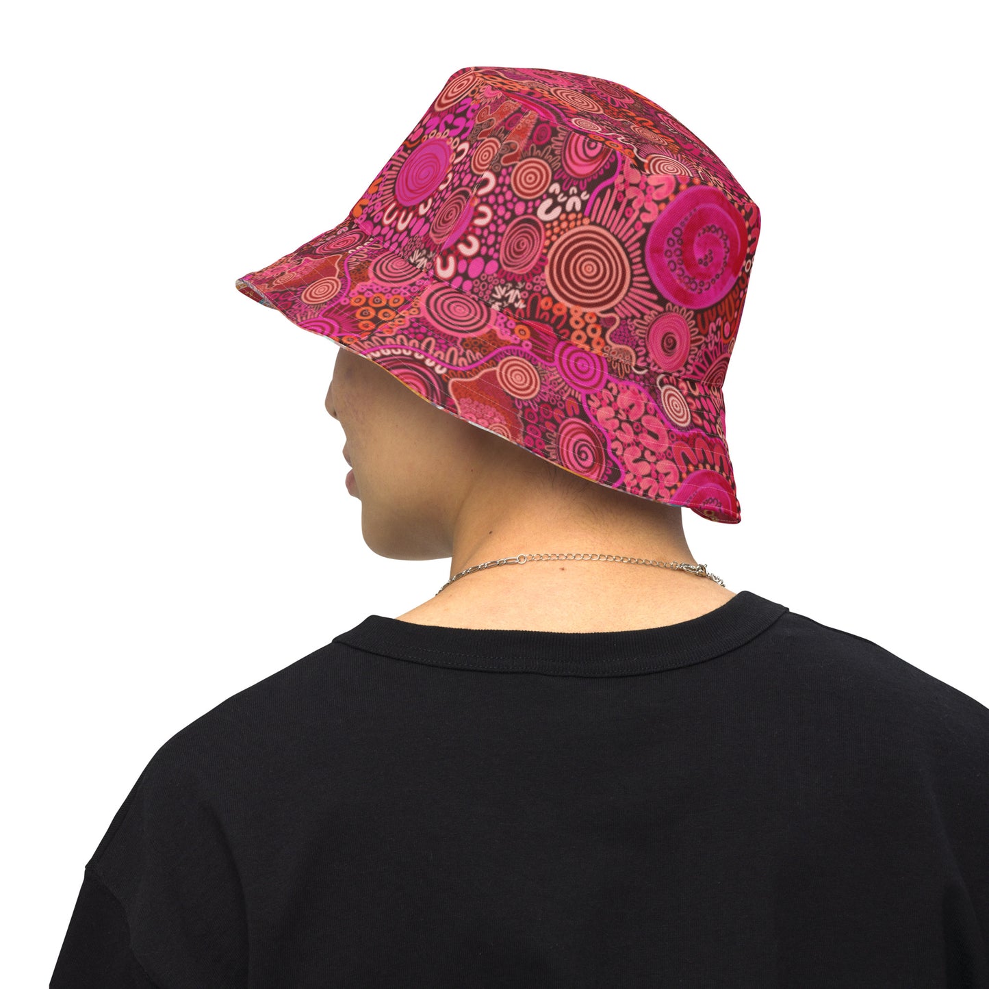 Aboriginal Art | Walking with Friends | Reversible Bucket Hat