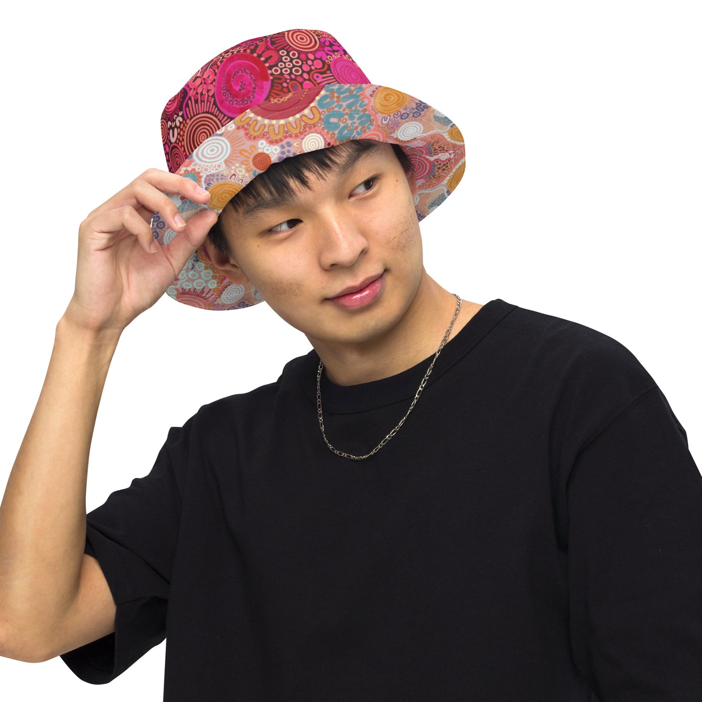 Aboriginal Art | Walking with Friends | Reversible Bucket Hat