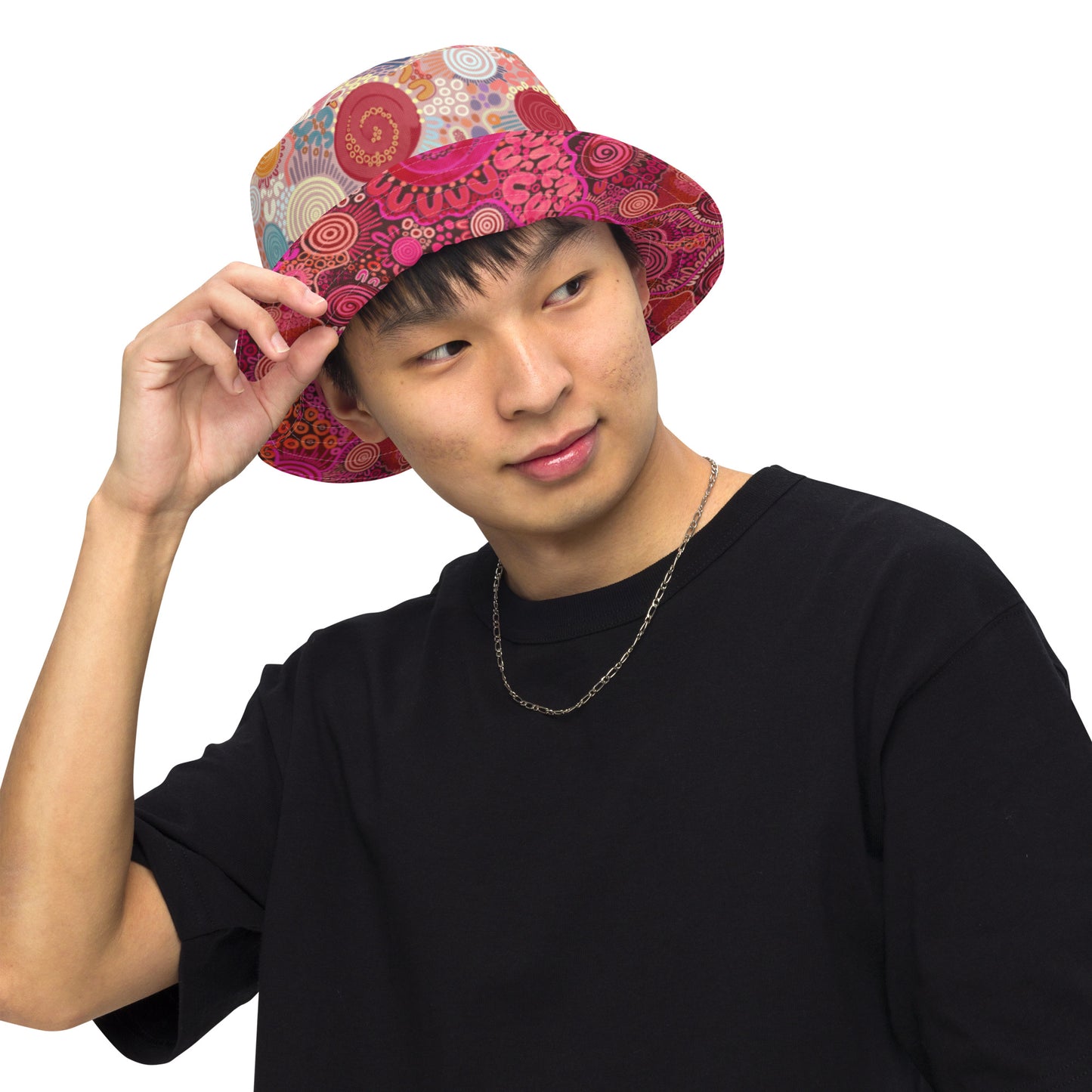 Aboriginal Art | Walking with Friends | Reversible Bucket Hat