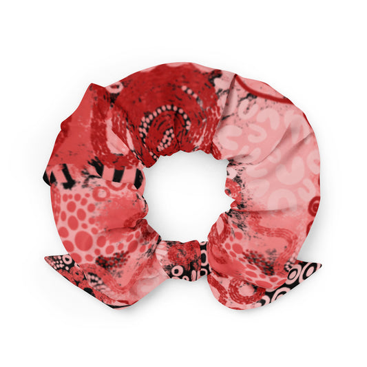 Aboriginal Art | Red Ochre | Scrunchie