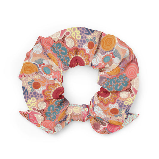Aboriginal Art | Walking With Friends | Scrunchie