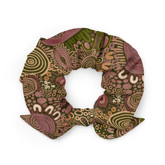 Aboriginal Art | Walking With Friends: Earthy Edition | Scrunchie