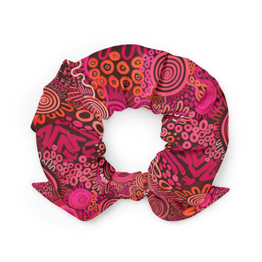 Aboriginal Art | Walking With Friends | Scrunchie