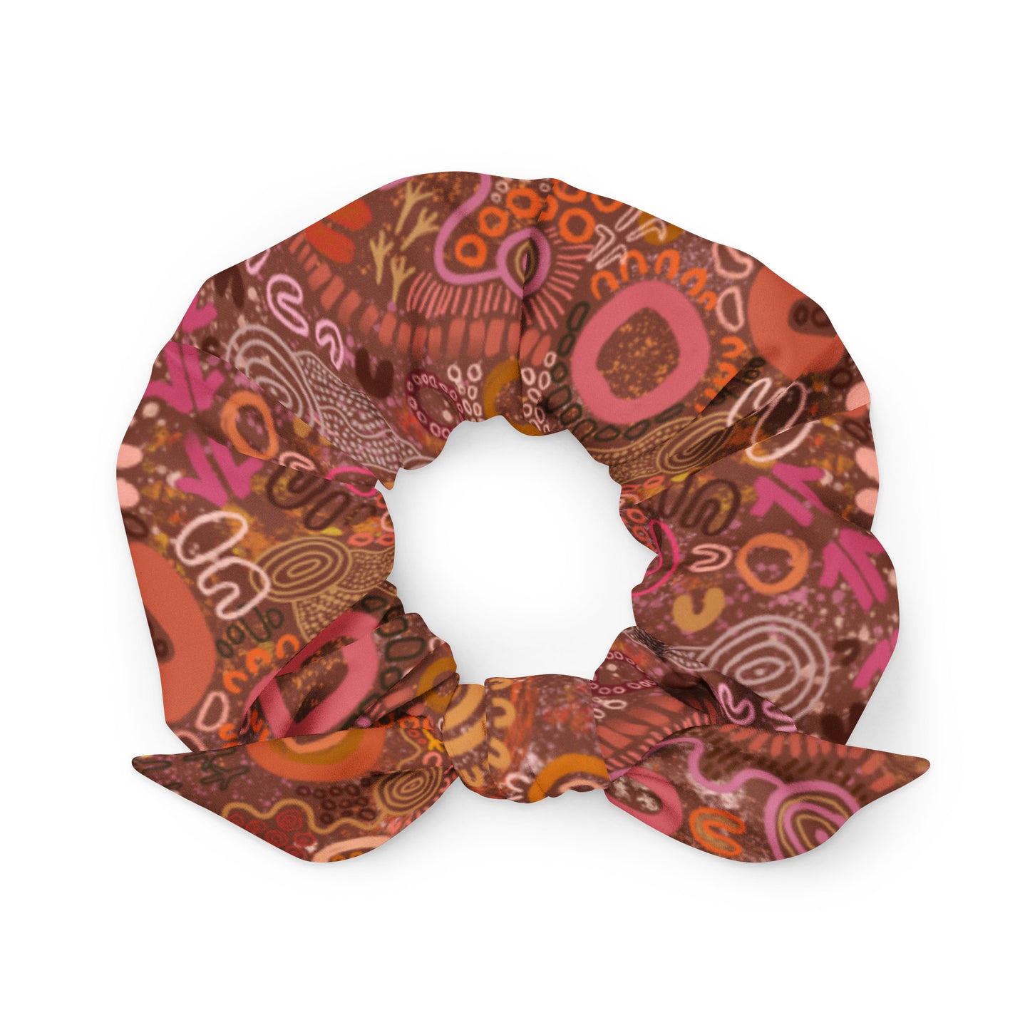 Aboriginal Art | Feminine Energy Red Dirt | Scrunchie