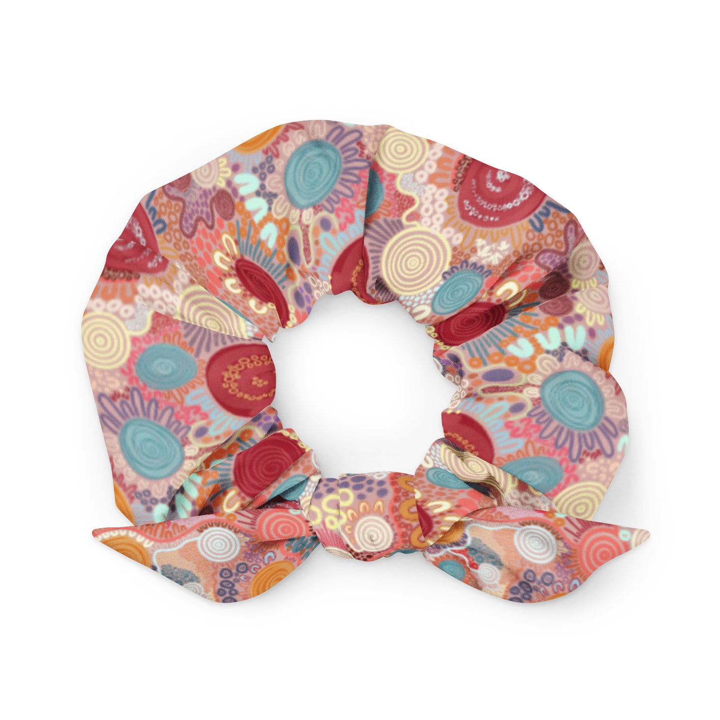 Aboriginal Art | Walking With Friends | Scrunchie