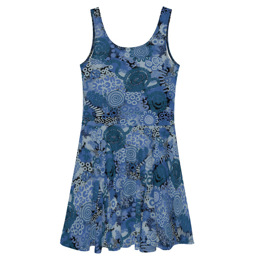 Aboriginal Art | Waterways | Skater Dress