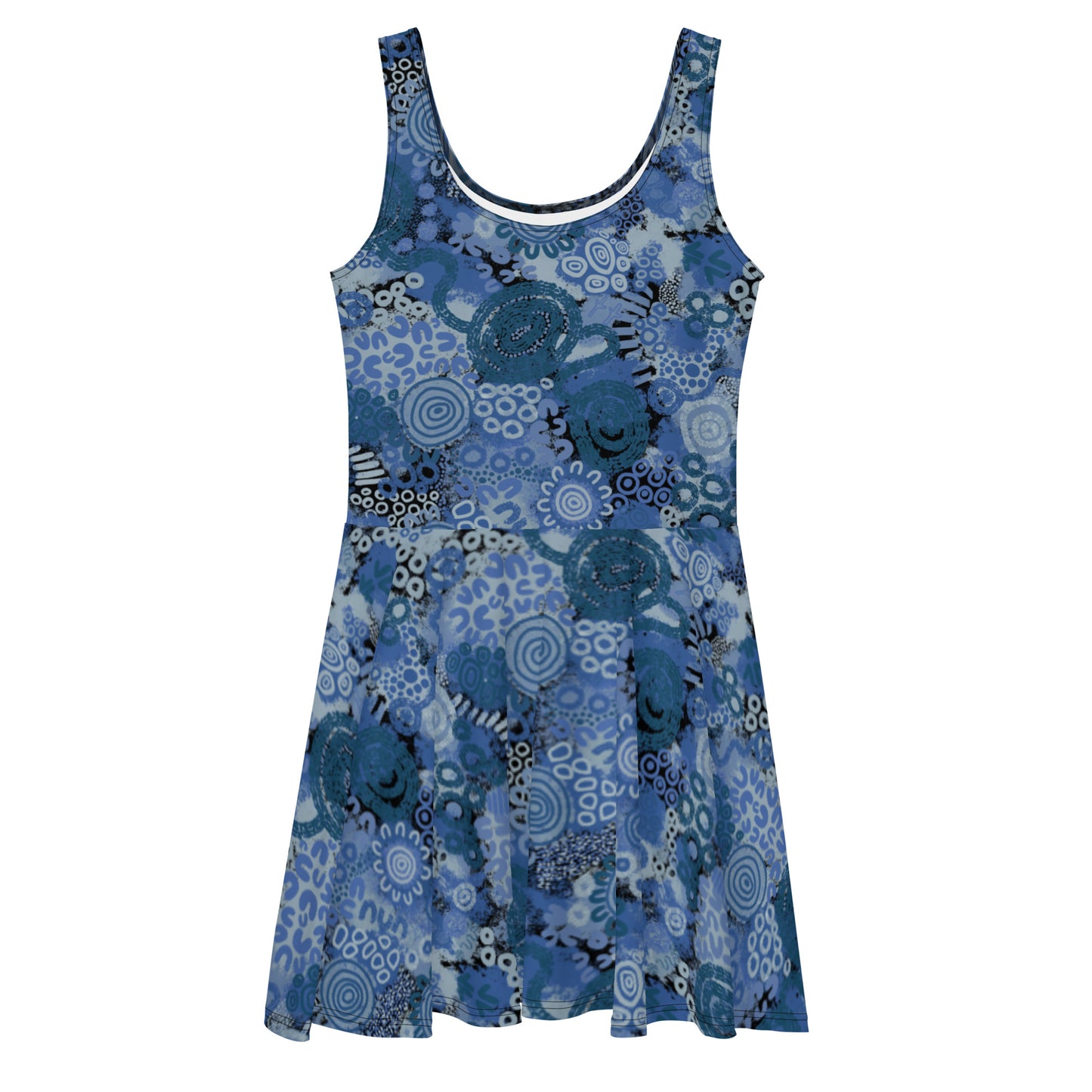 Aboriginal Art | Waterways | Skater Dress